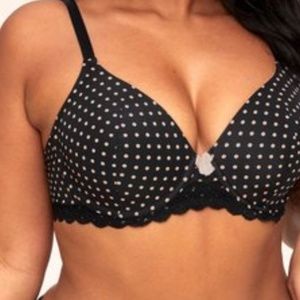 Adore Me Polka Dot Bra 40DDD